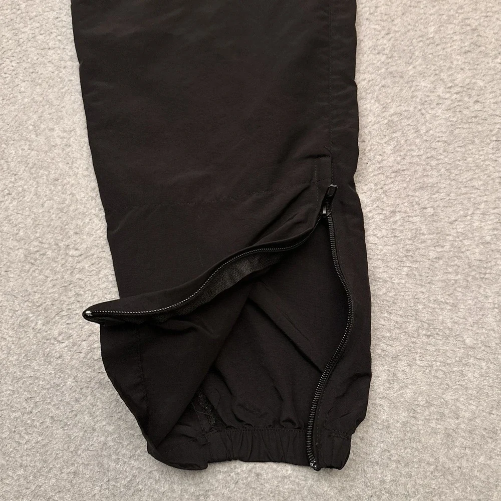 US Army Physical‎ Fitness Uniform APFU Pants Unisex Small Black Ankle Zip Nylon